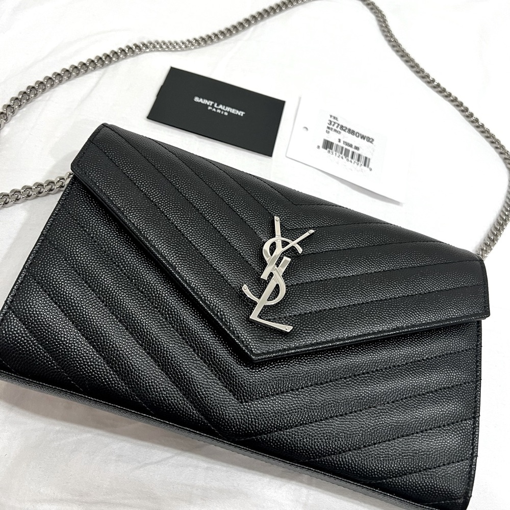 YSL SAINT LAURENT WALLET ON CHAIN LARGE